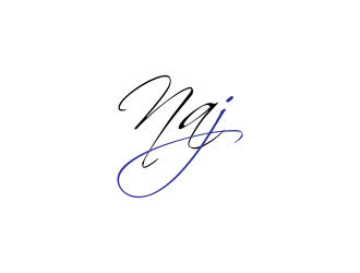 naj or Najah logo design by graphicstar