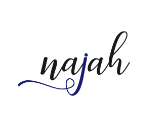 naj or Najah logo design by akilis13