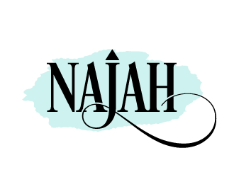 naj or Najah logo design by akilis13