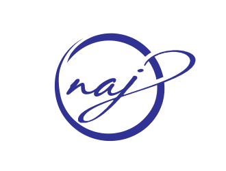 naj or Najah logo design by M J