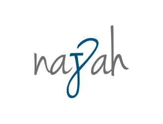 naj or Najah logo design by .::ngamaz::.