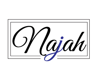 naj or Najah logo design by AamirKhan