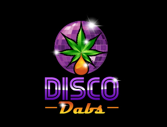 Disco Dabs  logo design by keptgoing