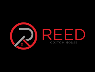 Reed Custom Homes logo design by kevlogo