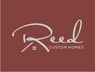 Reed Custom Homes logo design by puthreeone