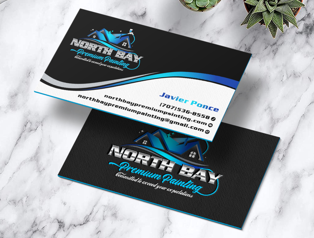 North Bay Premium Painting logo design by Niqnish