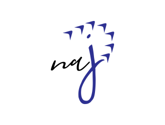 naj or Najah logo design by hashirama