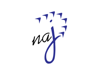 naj or Najah logo design by hashirama