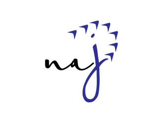 naj or Najah logo design by hashirama