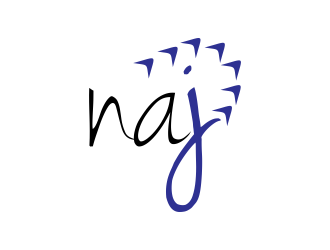 naj or Najah logo design by hashirama