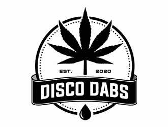 Disco Dabs  logo design by Bananalicious