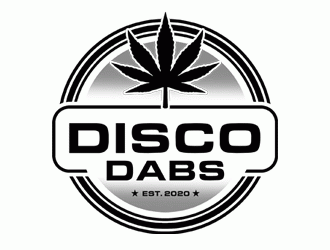 Disco Dabs  logo design by Bananalicious