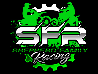 SFR - Shepherd Family Racing logo design by DreamLogoDesign