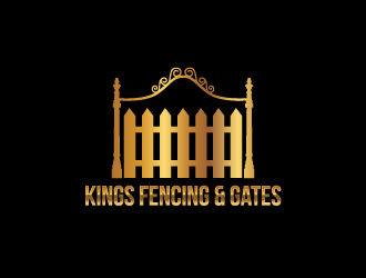 KINGS FENCING & GATES logo design by uttam