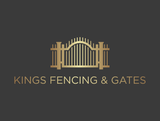 KINGS FENCING & GATES logo design by mukleyRx