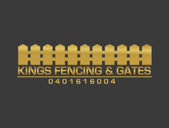 KINGS FENCING & GATES logo design by Farencia