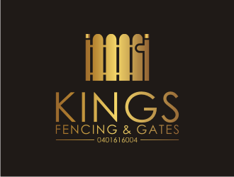 KINGS FENCING & GATES logo design by ora_creative