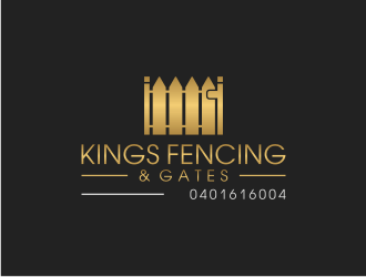 KINGS FENCING & GATES logo design by asyqh