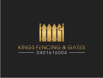 KINGS FENCING & GATES logo design by asyqh