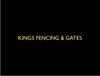 KINGS FENCING & GATES logo design by Artomoro