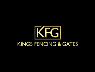 KINGS FENCING & GATES logo design by Artomoro