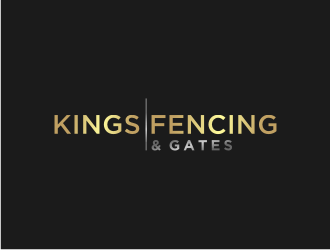 KINGS FENCING & GATES logo design by Artomoro