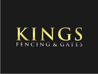 KINGS FENCING & GATES logo design by Artomoro