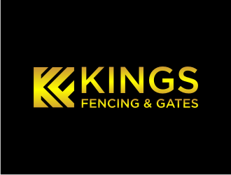 KINGS FENCING & GATES logo design by peundeuyArt