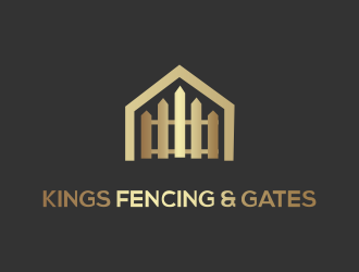 KINGS FENCING & GATES logo design by MUNAROH