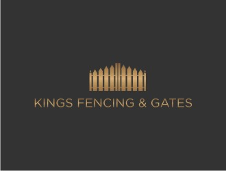 KINGS FENCING & GATES logo design by sabyan