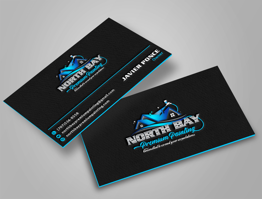 North Bay Premium Painting logo design by Niqnish