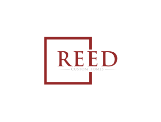 Reed Custom Homes logo design by ora_creative