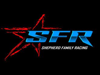 SFR - Shepherd Family Racing logo design by Coolwanz