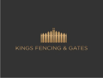 KINGS FENCING & GATES logo design by sabyan