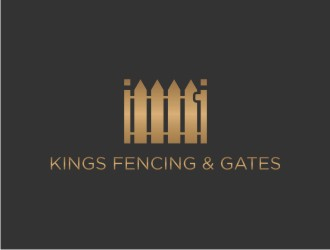 KINGS FENCING & GATES logo design by sabyan