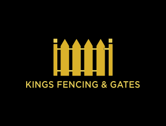 KINGS FENCING & GATES logo design by dayco