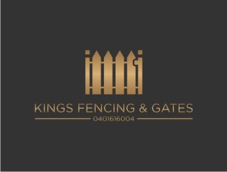 KINGS FENCING & GATES logo design by sabyan