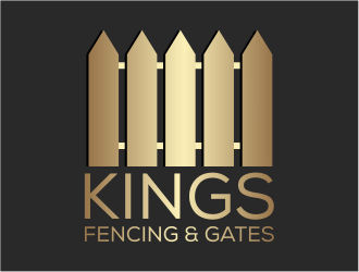 KINGS FENCING & GATES logo design by cintoko