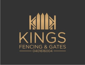 KINGS FENCING & GATES logo design by sabyan