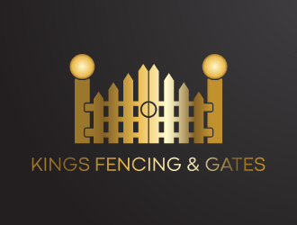 KINGS FENCING & GATES logo design by nona