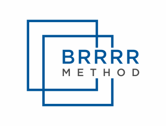 BRRRR Method logo design by ozenkgraphic