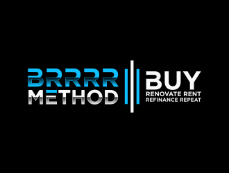 BRRRR Method logo design by tukang ngopi