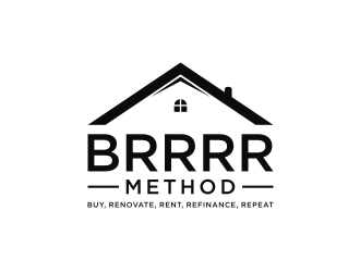 BRRRR Method logo design by mbamboex