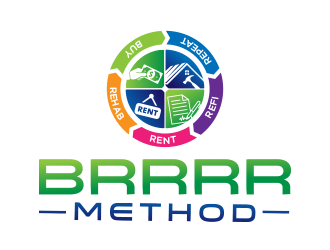 BRRRR Method logo design by scriotx