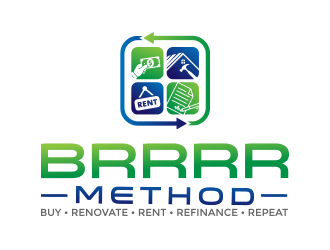 BRRRR Method logo design by scriotx