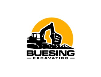 Buesing Excavating logo design by KaySa