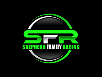 SFR - Shepherd Family Racing logo design by giphone