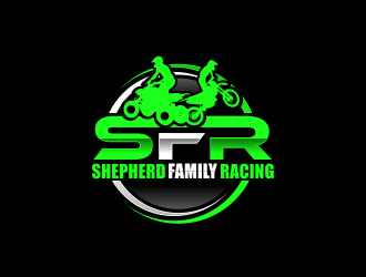 SFR - Shepherd Family Racing logo design by giphone