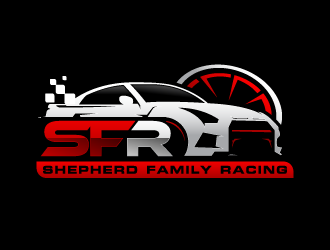 SFR - Shepherd Family Racing logo design by bernard ferrer