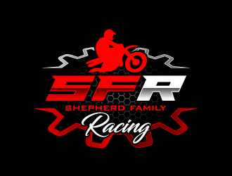 SFR - Shepherd Family Racing logo design by pencilhand